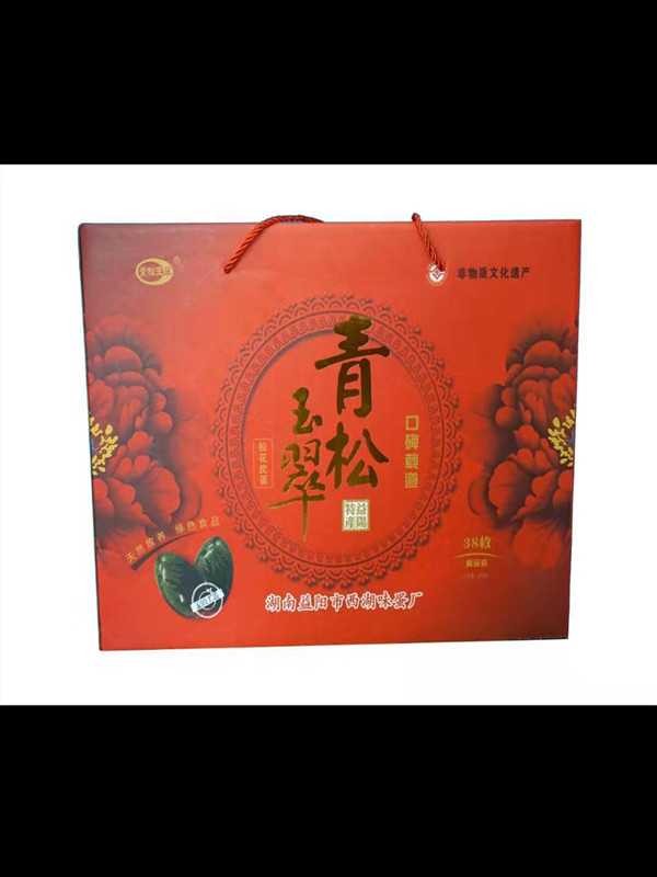 青松玉翠松花皮蛋38枚